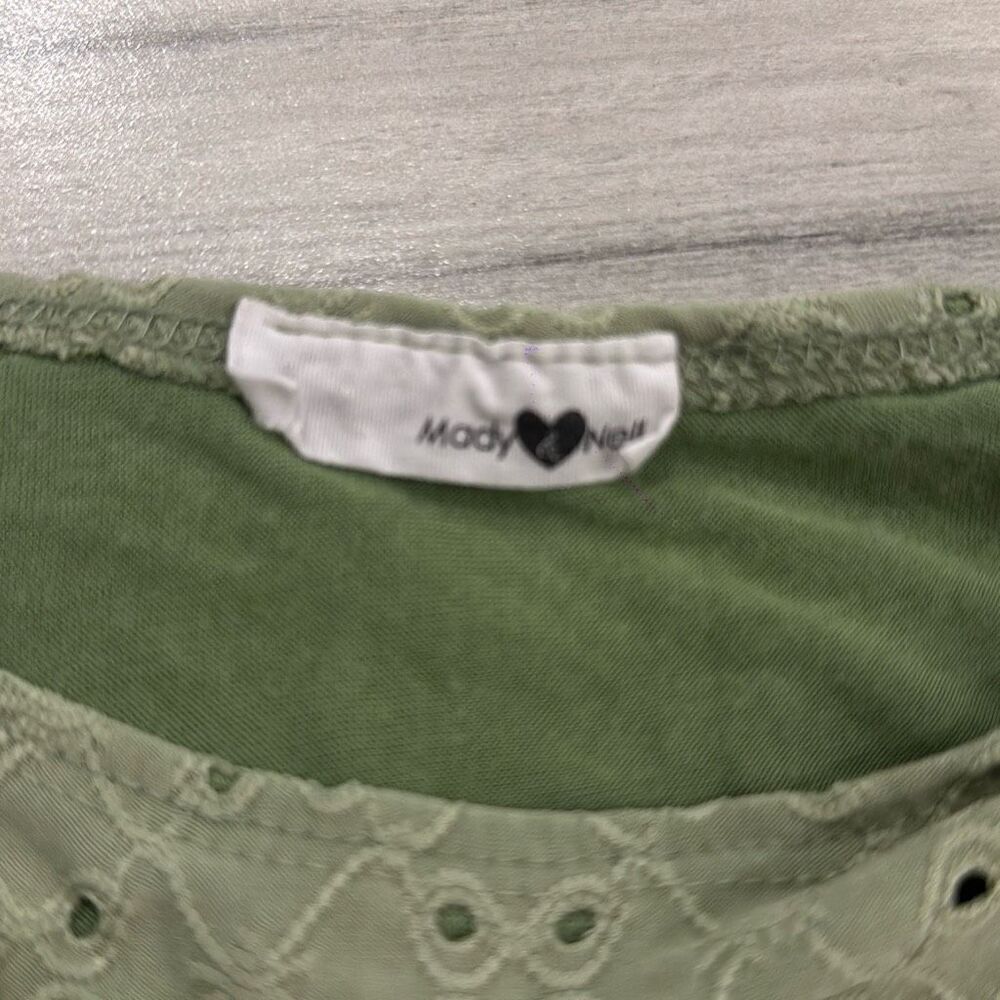 Mady & Nell green prairie dress I believe it is marked as a girls large-xl but - Picture 2 of 6